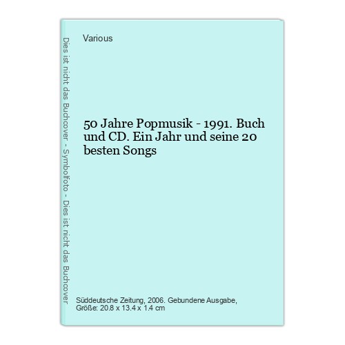 Jahre popmusik 1991 buch - popmusik,